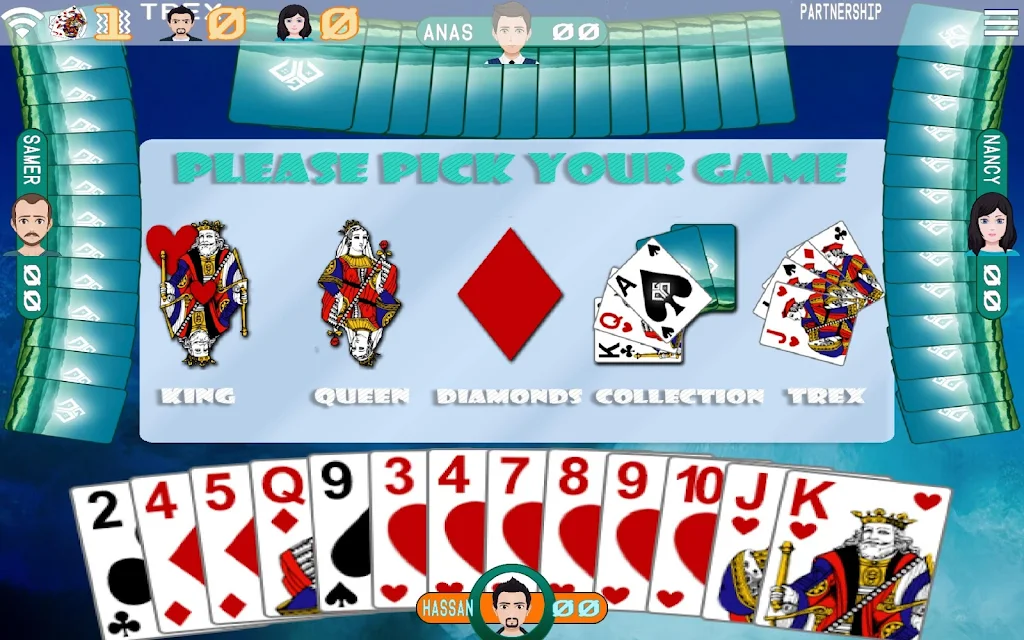 Golden Card Games Tarneeb Trix  Screenshot 3