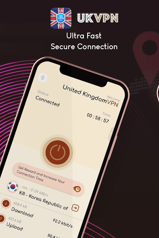 VPN United Kingdom- get UK VPN  Screenshot 1