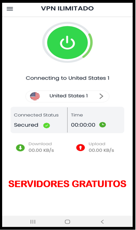 Secure VPN: internet ilimitado  Screenshot 3