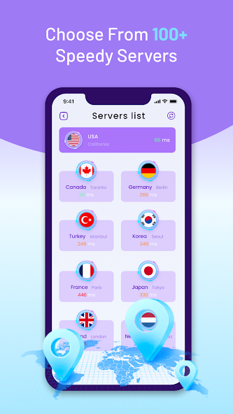 Boost VPN: Global, Private VPN Mod  Screenshot 2