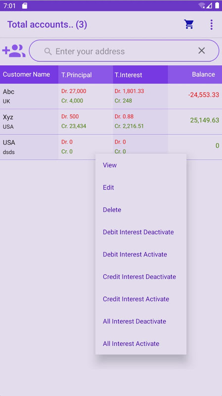 Interest Calculator & Finance Manager  Screenshot 2