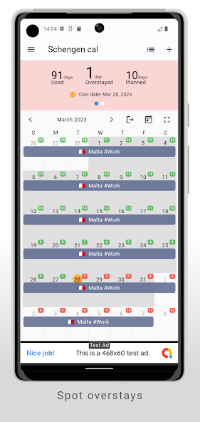 Schengen Calculator Mod  Screenshot 3