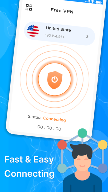 Fast turbo VPN: Master App  Screenshot 3