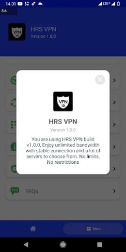 HRS VPN  Screenshot 1