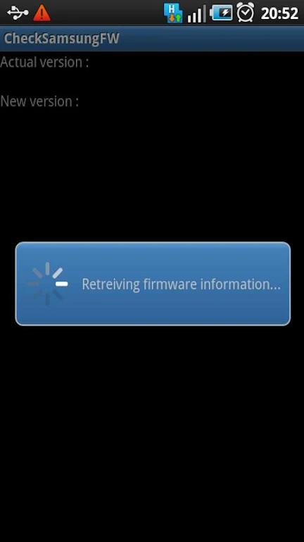 Samsung Firmware  Screenshot 1