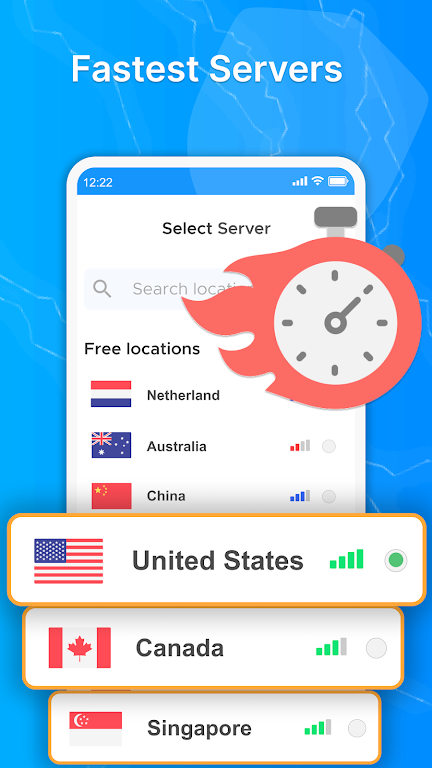 Fast turbo VPN: Master App  Screenshot 4