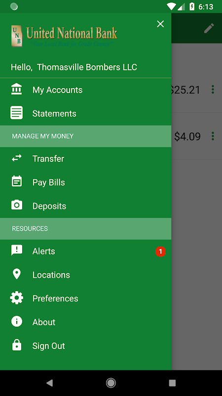 United National Bank Mobile  Screenshot 4