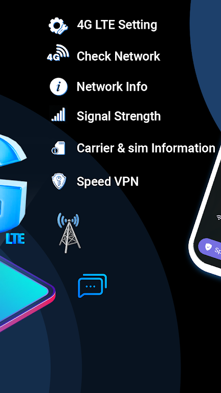 Speed VPN - 4G Wifi Network  Screenshot 1