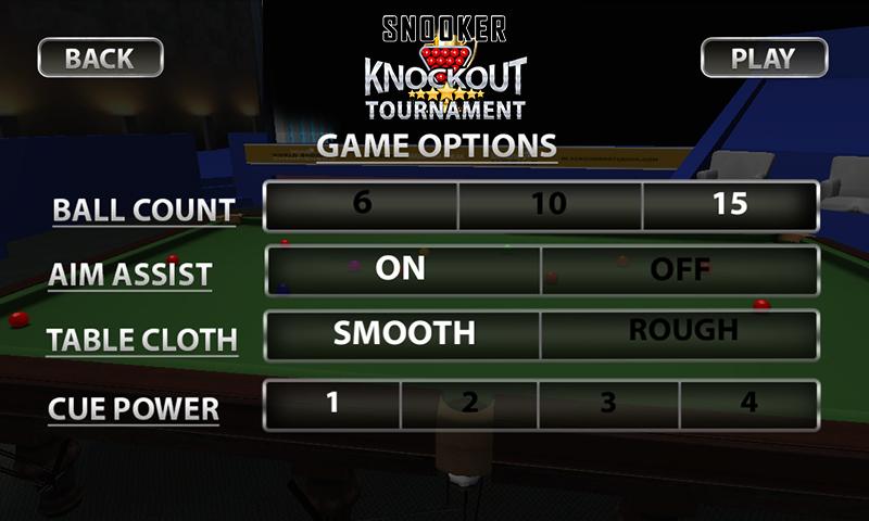 Snooker Knockout Tournament  Screenshot 1