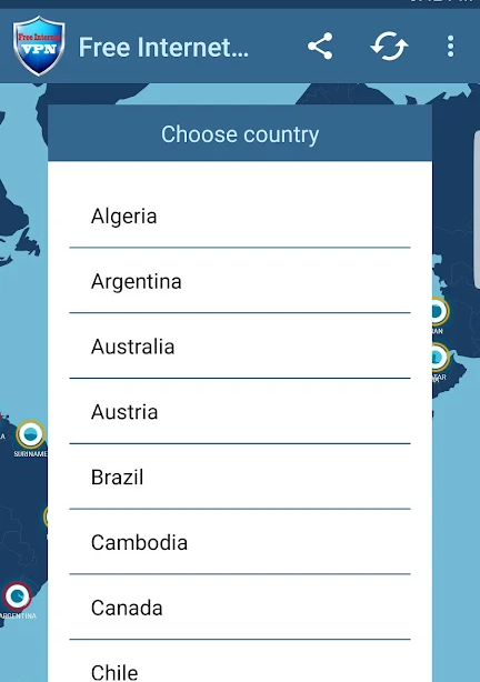 Free Internet VPN Unlimited  Screenshot 3