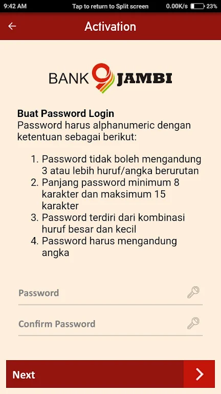 Bank Jambi Mobile  Screenshot 3