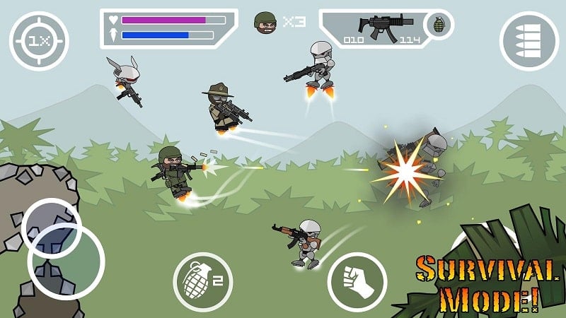 Mini Militia – Doodle Army 2  Screenshot 2