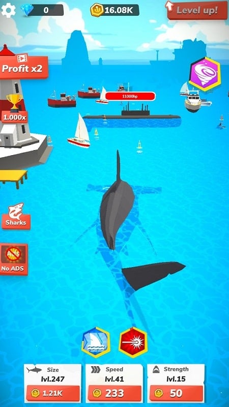 Idle Shark World  Screenshot 4