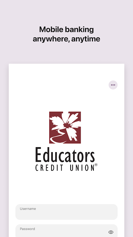 Educators CU Mobile Banking  Screenshot 1