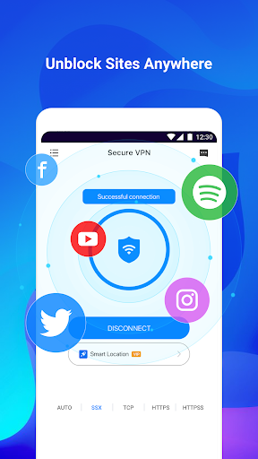 Secure VPN-Fast, Secure, Free Unlimited Proxy  Screenshot 2