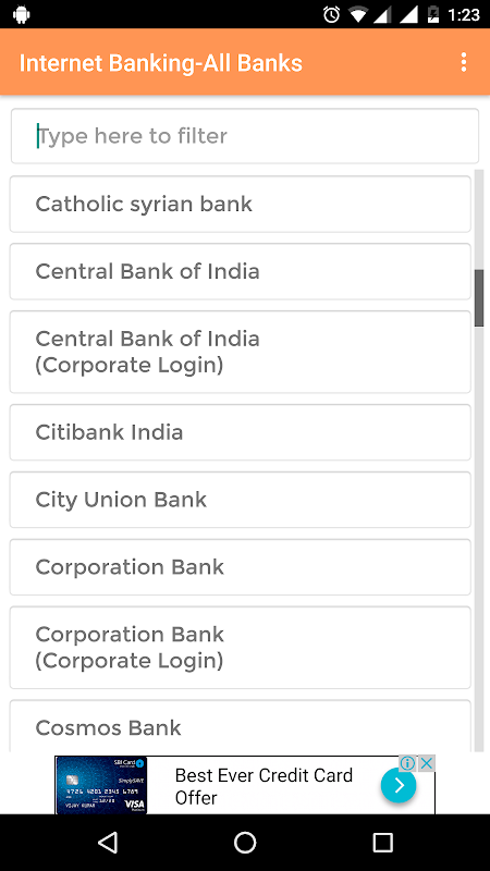 Internet Banking-All Banks  Screenshot 3