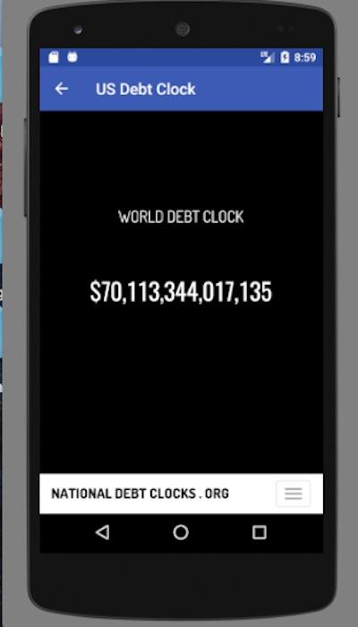 USA Debt Clock  Screenshot 3