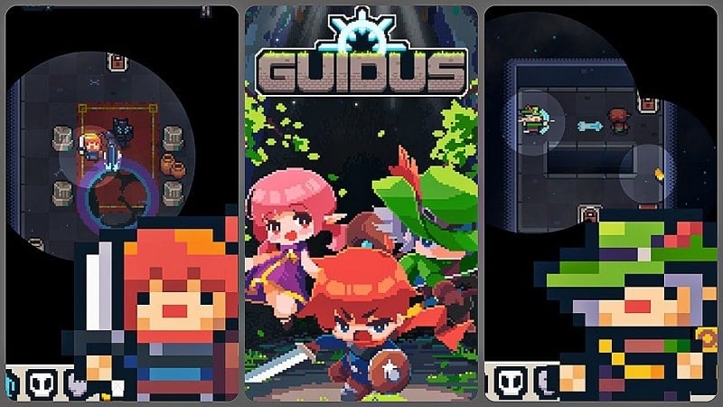 Guidus: Pixel Rogue-like RPG  Screenshot 1