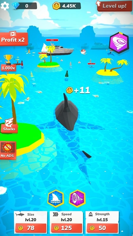 Idle Shark World  Screenshot 2