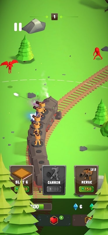 Train Defense: Merge N Fight  Screenshot 2