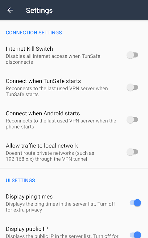 TunSafe VPN  Screenshot 3