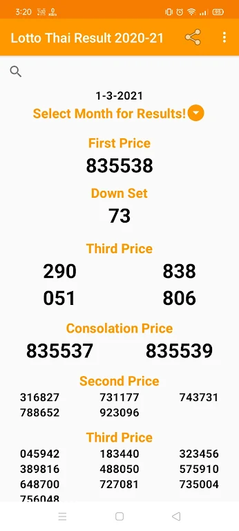 Thailand Lottery Result Today (Lotto Thai)  Screenshot 4