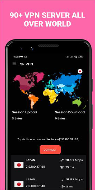 SR VPN  - Unlimited Free Proxy For Websites  Screenshot 4