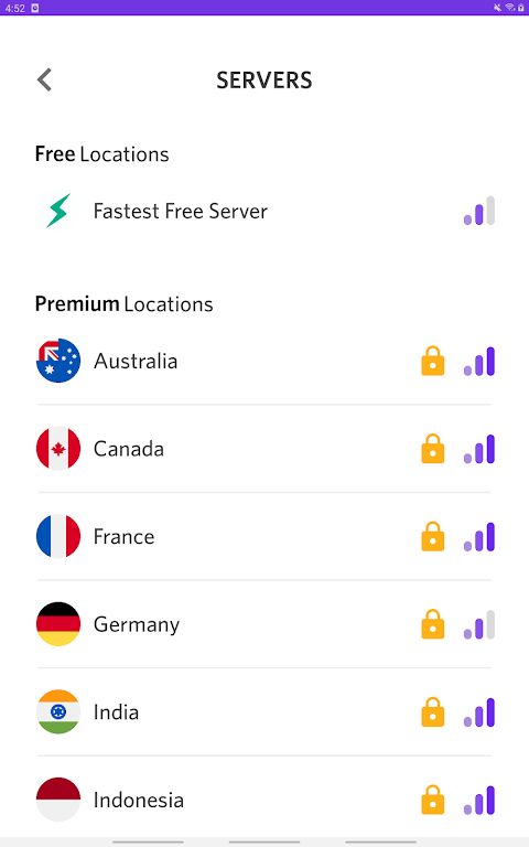 Only VPN - Free VPN Super unlimited proxy Hotspot  Screenshot 1