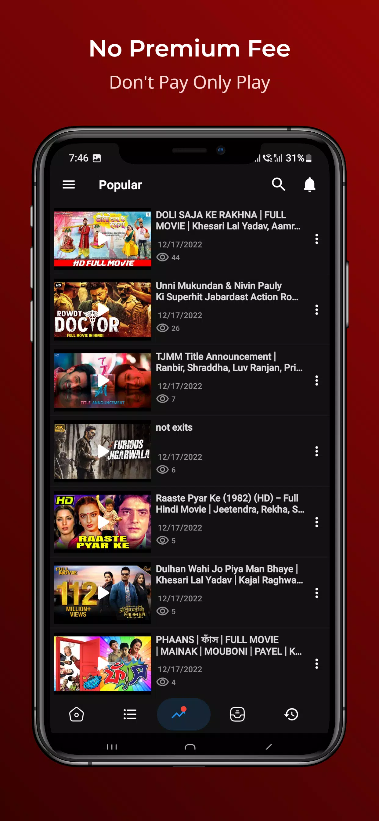 XYZ Movies, Online Movies show  Screenshot 1