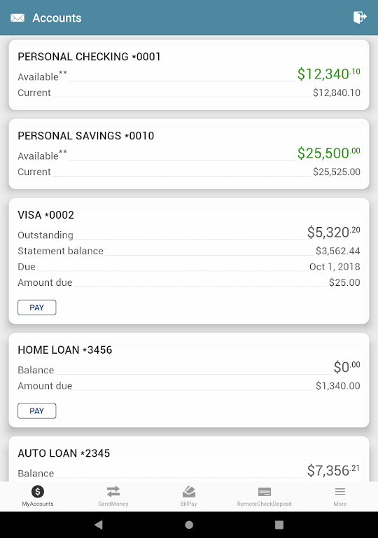 Kirtland CU Mobile Banking  Screenshot 4