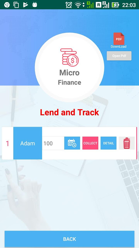 Individual Lending - Track And Manage Listas  Screenshot 1