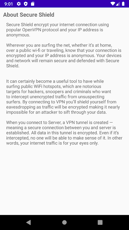 Secure Shield VPN  Screenshot 4