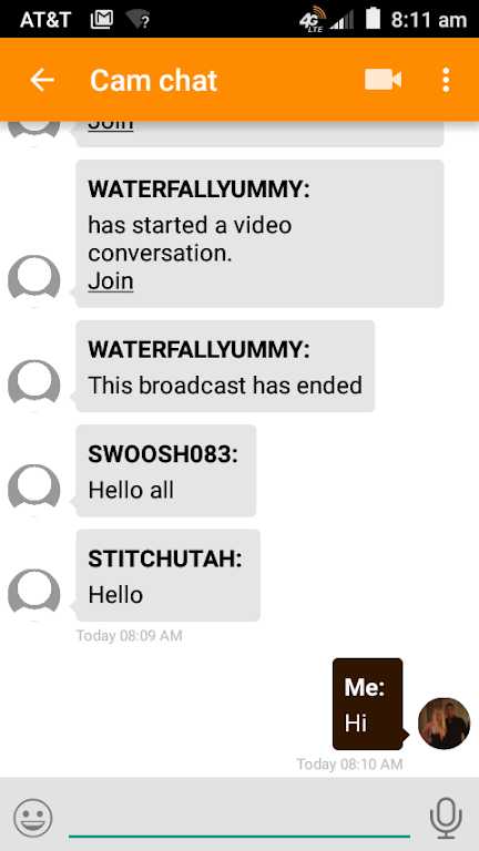 Swingular Messenger App  Screenshot 2