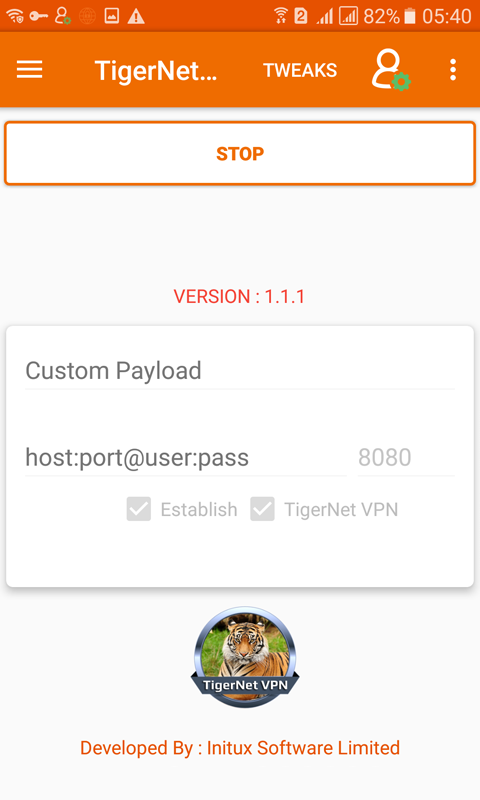 TigerNet VPN  Screenshot 2