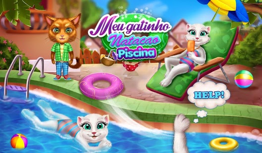 My Kitty Swimming Pool  Screenshot 1