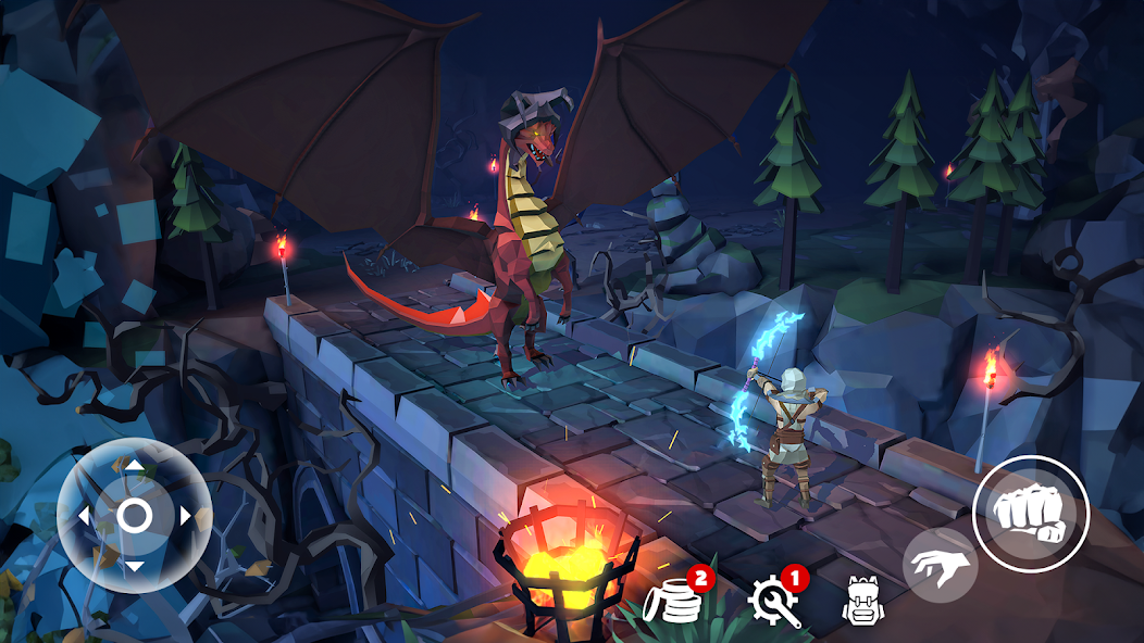 Polygon Fantasy: Action RPG Mod  Screenshot 4