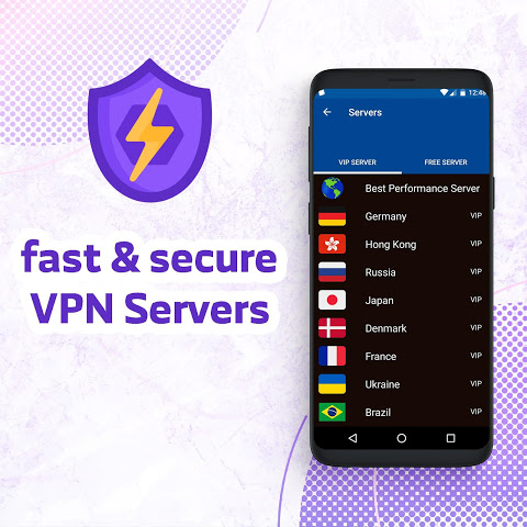 Lightning VPN - A Fast , Unlimited, Free VPN Proxy  Screenshot 2