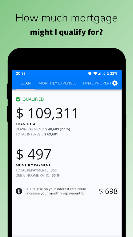 Loaner | Mortgage calculator  Screenshot 4