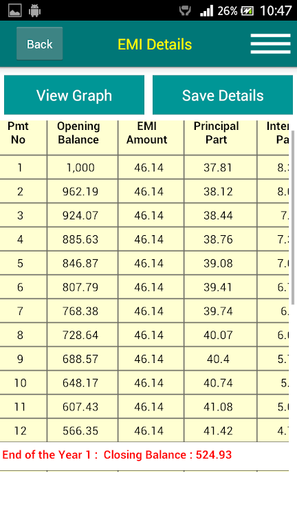 Banking Calculator  Screenshot 3