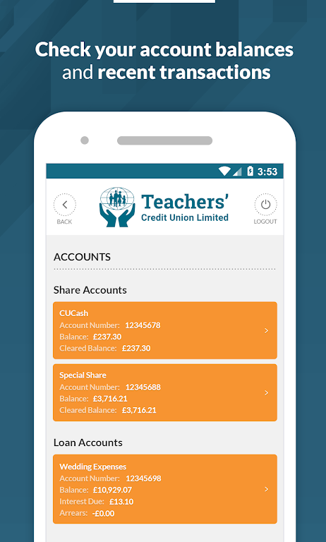 Teachers' Credit Union  Screenshot 2