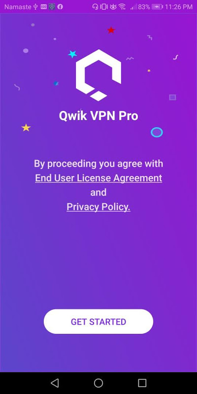 Qwik VPN Pro  Screenshot 1