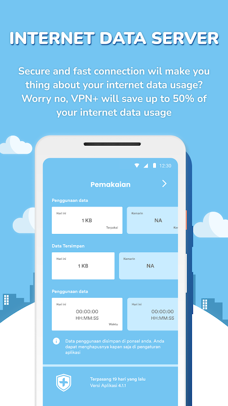 Kecilin VPN+ Data Saver: Fastest & Most Secure!  Screenshot 1