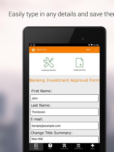 Banking Investment Approval  Screenshot 1