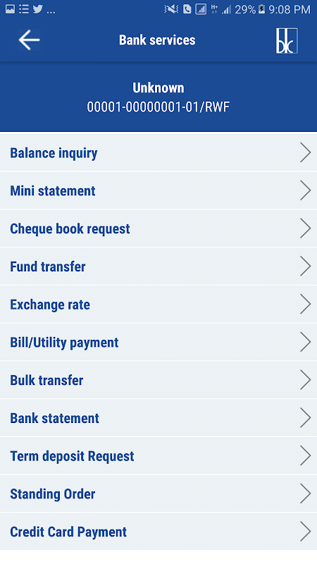 Bank of Kigali  Screenshot 2