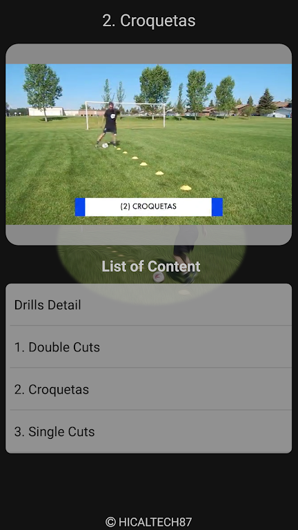 Football Dribbling Drills  Screenshot 1