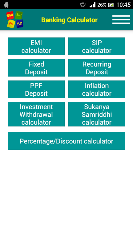 Banking Calculator  Screenshot 1