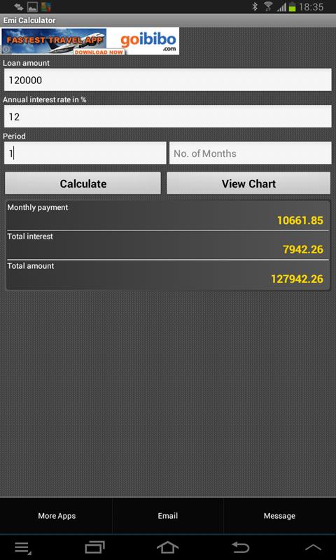 Loan EMI Calculator - Bank  Screenshot 2