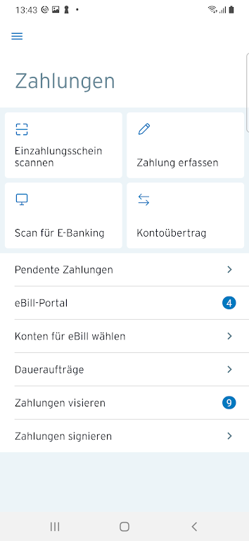 MobileBanking Sparkasse Schwyz  Screenshot 4