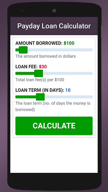 Payday Loan APR Calculator  Screenshot 2