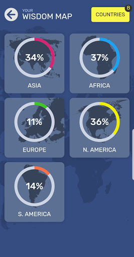 Map Quiz - World Geography Countries Continents  Screenshot 1